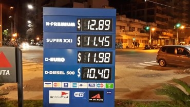 YPF volvió a aumentar los precios de sus combustibles