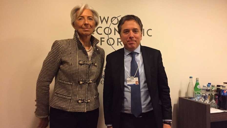 Dujovne se reunió con Lagarde en Davos