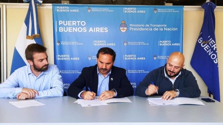 Los puertos de Santa Fe y Buenos Aires firmaron un convenio para bajar costos