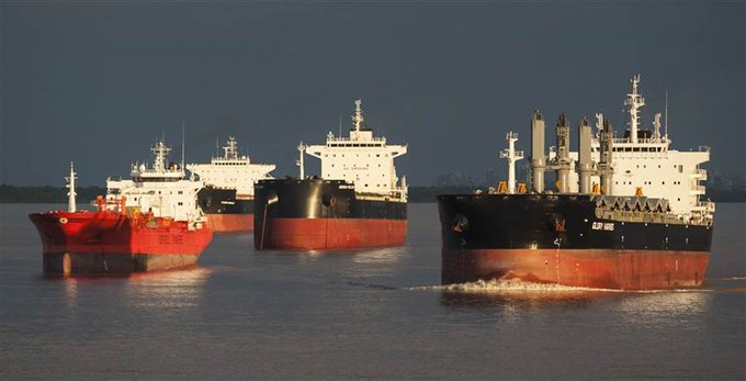 Récord de ingreso de buques oceánicos al Gran Rosario en 2019