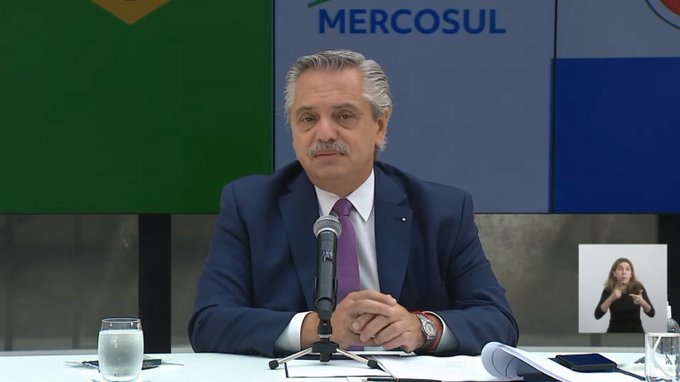Mercosur: Alberto Fernández dijo que la Argentina “no quiere ser un lastre para nadie”