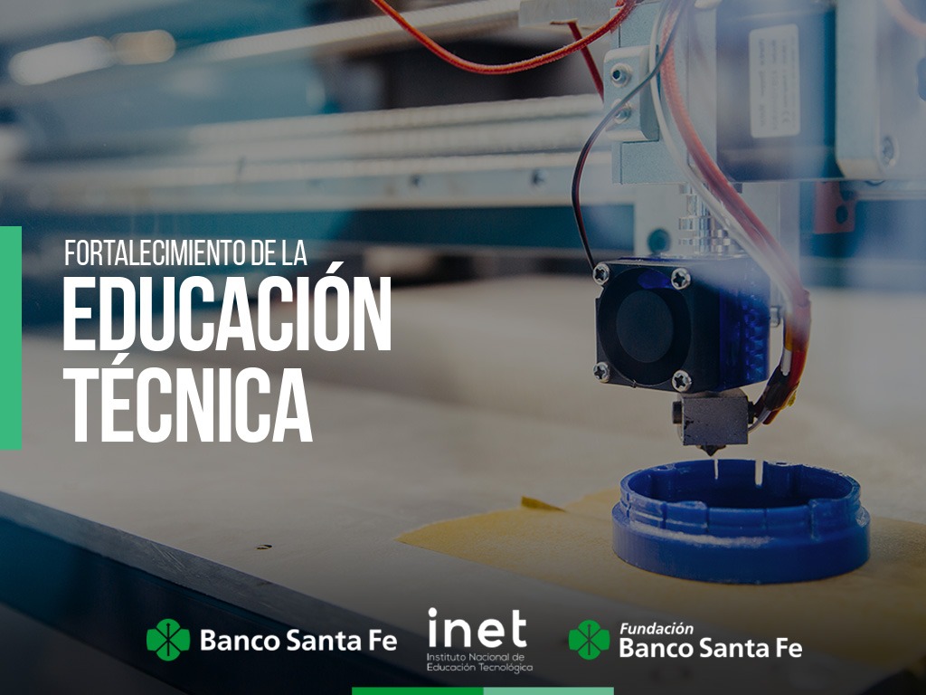 Banco Santa Fe patrocinará proyectos vinculados a educación técnica, empleo y desarrollo tecnológico