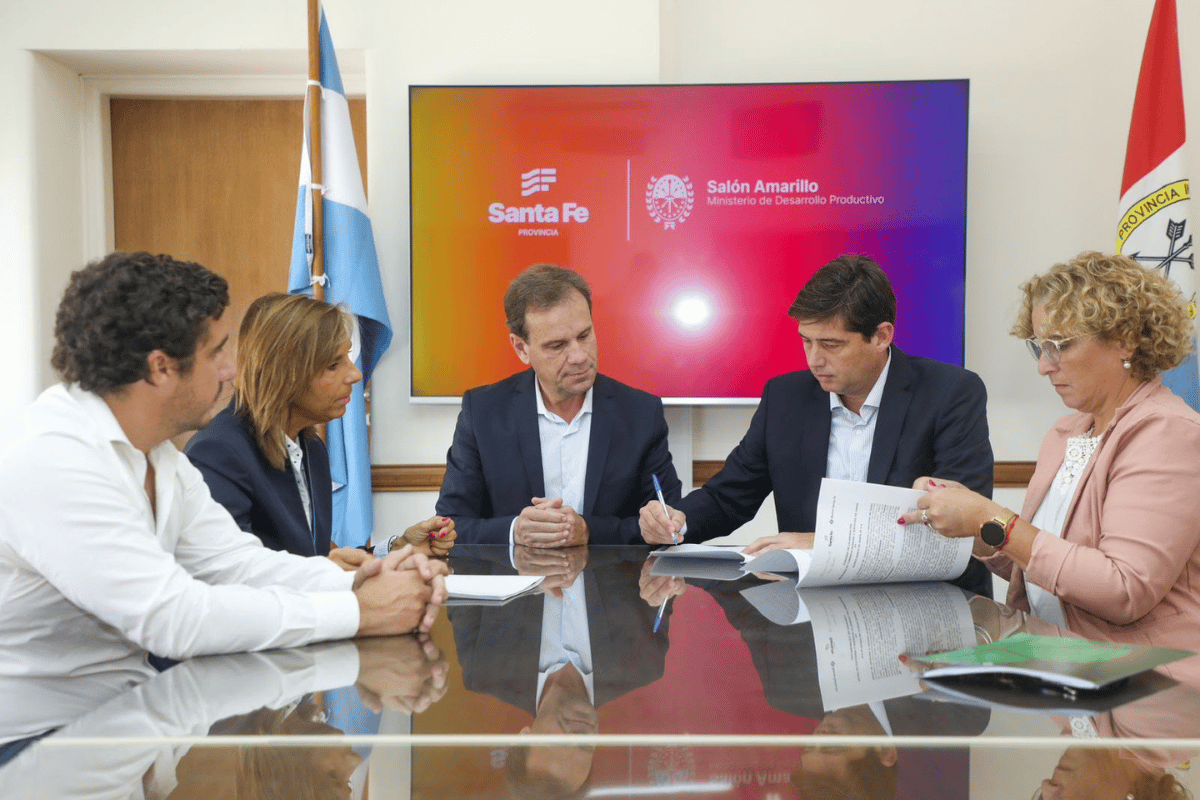 Un convenio de similares características se firmó en la ciudad de Rosario